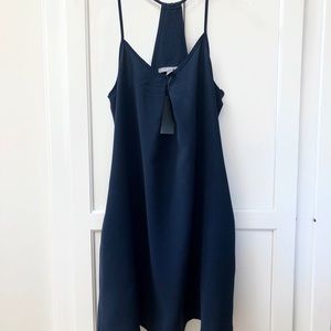 Navy Swing Casual Summer Cocktail Dress
